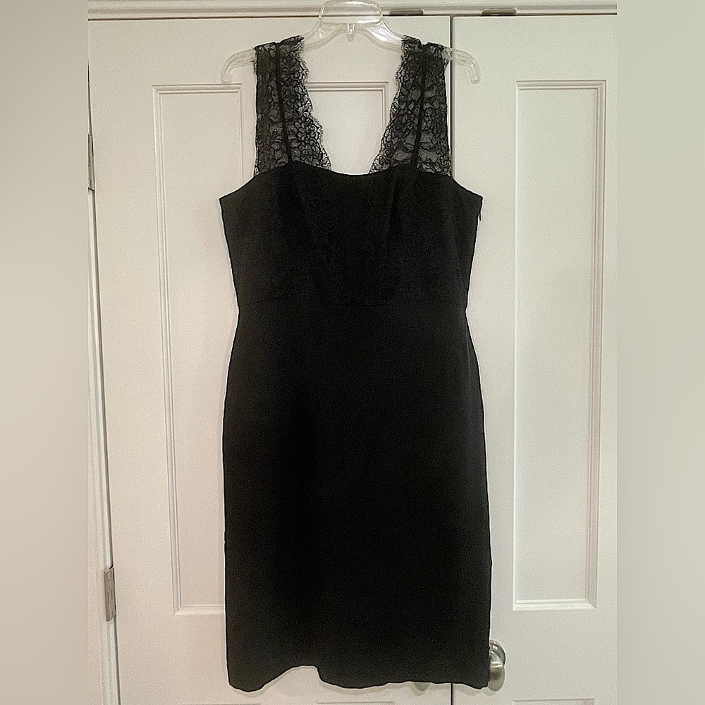 LK Bennett Beautiful Black Lace Dress (Size-12)